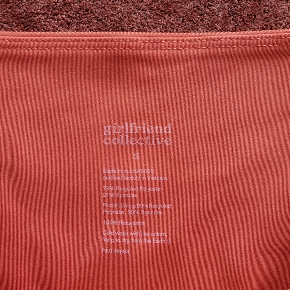 NWT Girlfriend Collective Compressive Pocket Legging in Tart - Picture 4 of 12